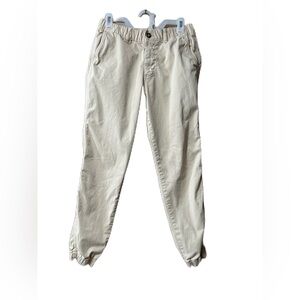 Bear Bottom Chino Joggers Size M Men's Khaki Beige Casual Mid Rise Stretch